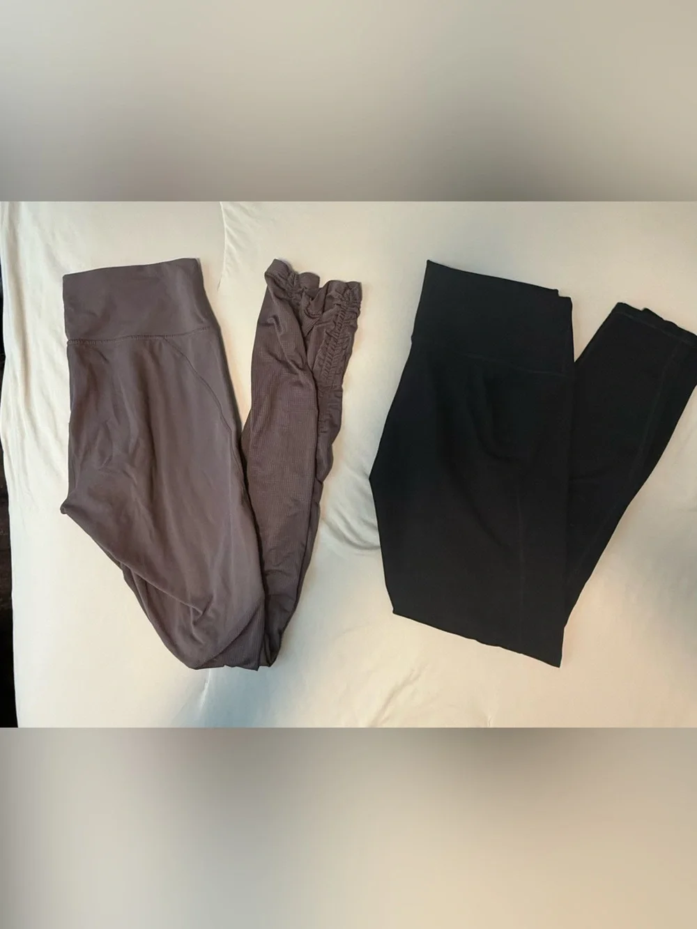 Fabletics High-Waist Leggings Duo — Black & Grey